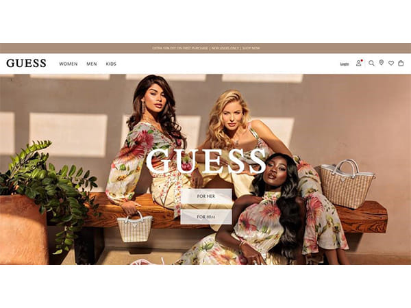 GUESS India Debuts Digitally with Its New Website