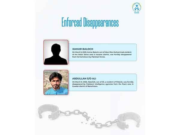 Paank condemns enforced disappearances of Baloch citizens amid growing human rights concerns