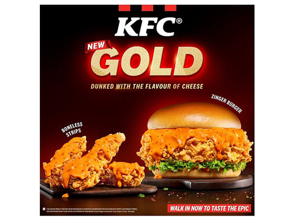 Presenting KFC's All New Gold Edition: A Cheesy Twist to your Favourite Menu Items