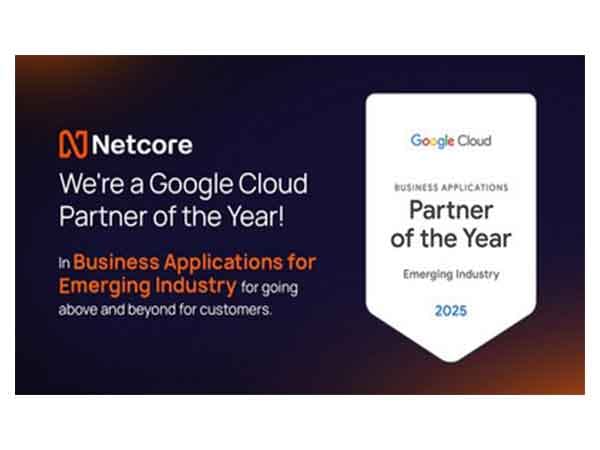 Netcore Cloud Wins 2025 Google Cloud Business Applications Partner of the Year for Emerging Industry