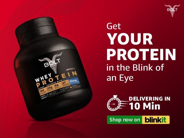 Bolt Nutrition Enters Quick Commerce Space Through Partnership with Blinkit