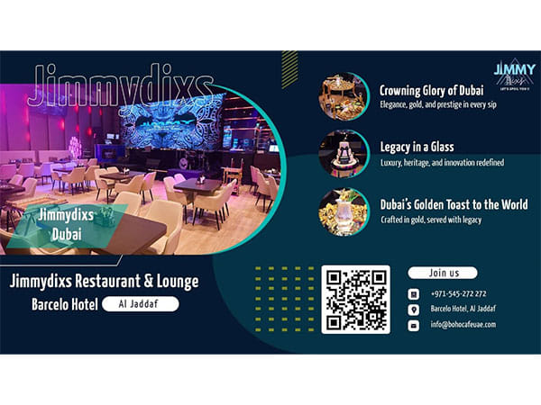Dubai Creates a New World Record with the Launch of the World's Costliest Mocktail at Jimmydixs Restaurant & Lounge, Barcelo Hotel