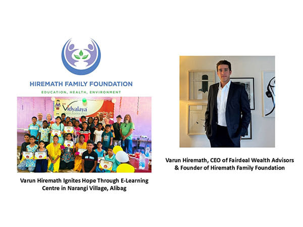 Varun Hiremath Ignites Hope Through E-Learning Centre in Narangi Village, Alibag