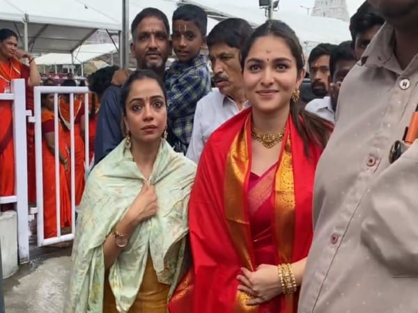  Actress Kayadu Lohar visit Tirumala Temple to offer prayers