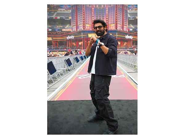 Rana Daggubati attends WWE WrestleMania 41 in Las Vegas