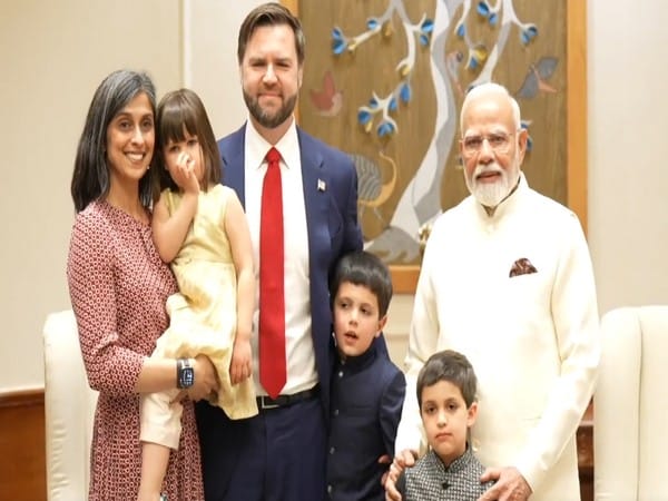 Prime Minister hosts US Vice President and family, shares lively moments with children  