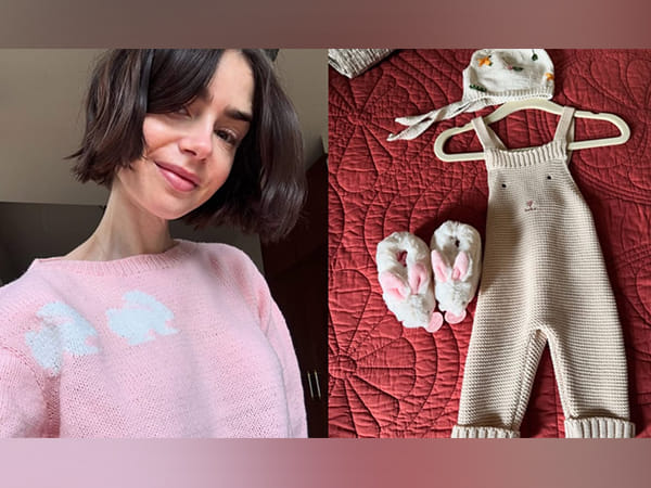 Lily Collins shares first Easter celebration as a mom with baby daughter Tove 