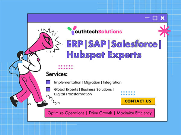 Youthtech Solutions Expands its Footprint in Business Technology Consulting with Comprehensive Odoo, ERP, Salesforce, SAP, and HubSpot Services