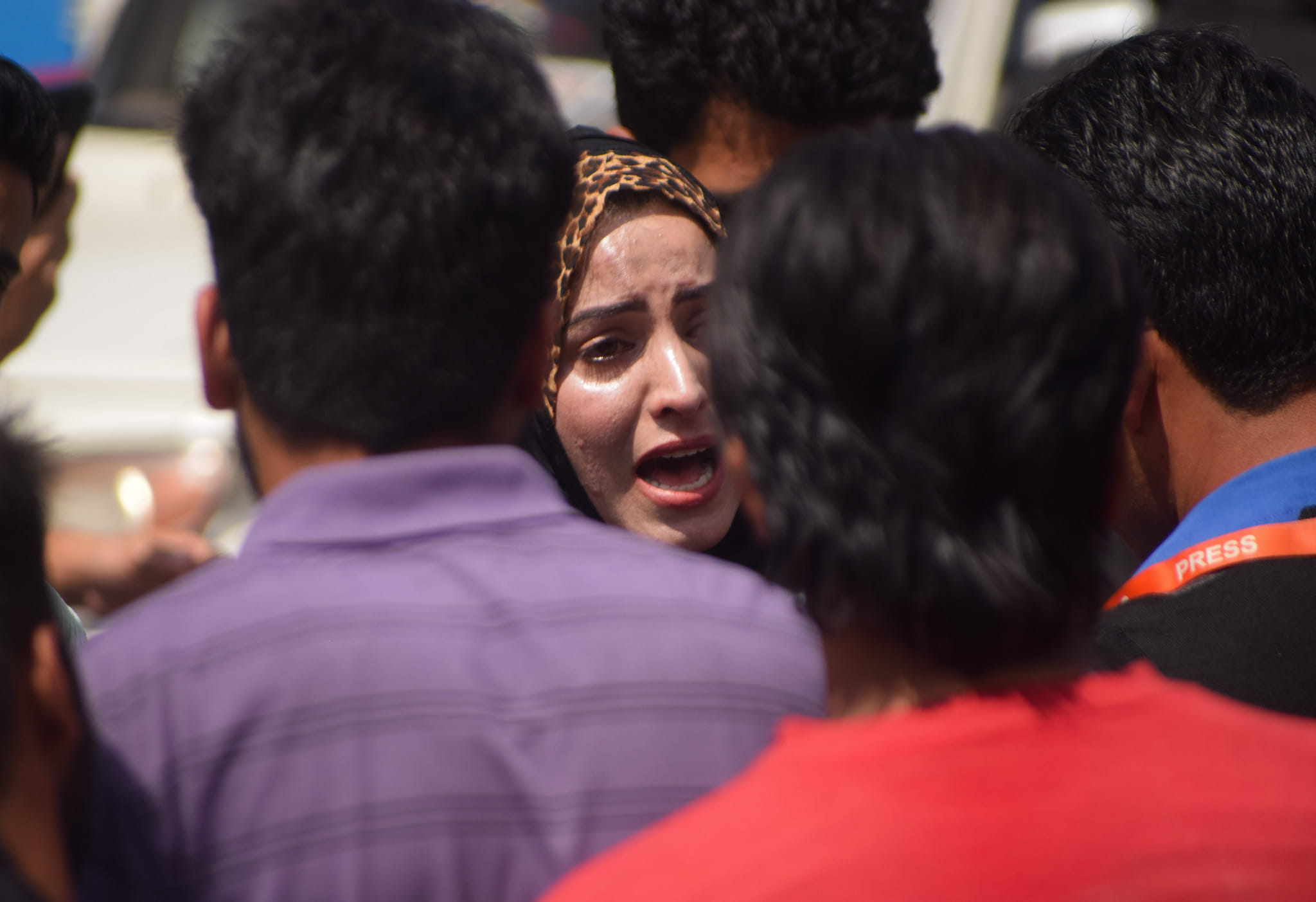 A woman protesting the Pahalgam terror attack | Sharanveer Singh | Former intern of ThePrint School of Journalism