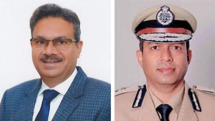 Haryana Chief Secretary Anurag Rastogi and DGP Shatrujeet Singh Kapoor | Chief Secretary Office, X/@ipspankajnain