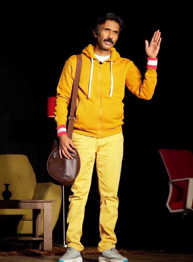 Mohammad Ali Baig in a scene from the play | Qadir Ali Baig Theatre Foundation, Mohd Ilyas
