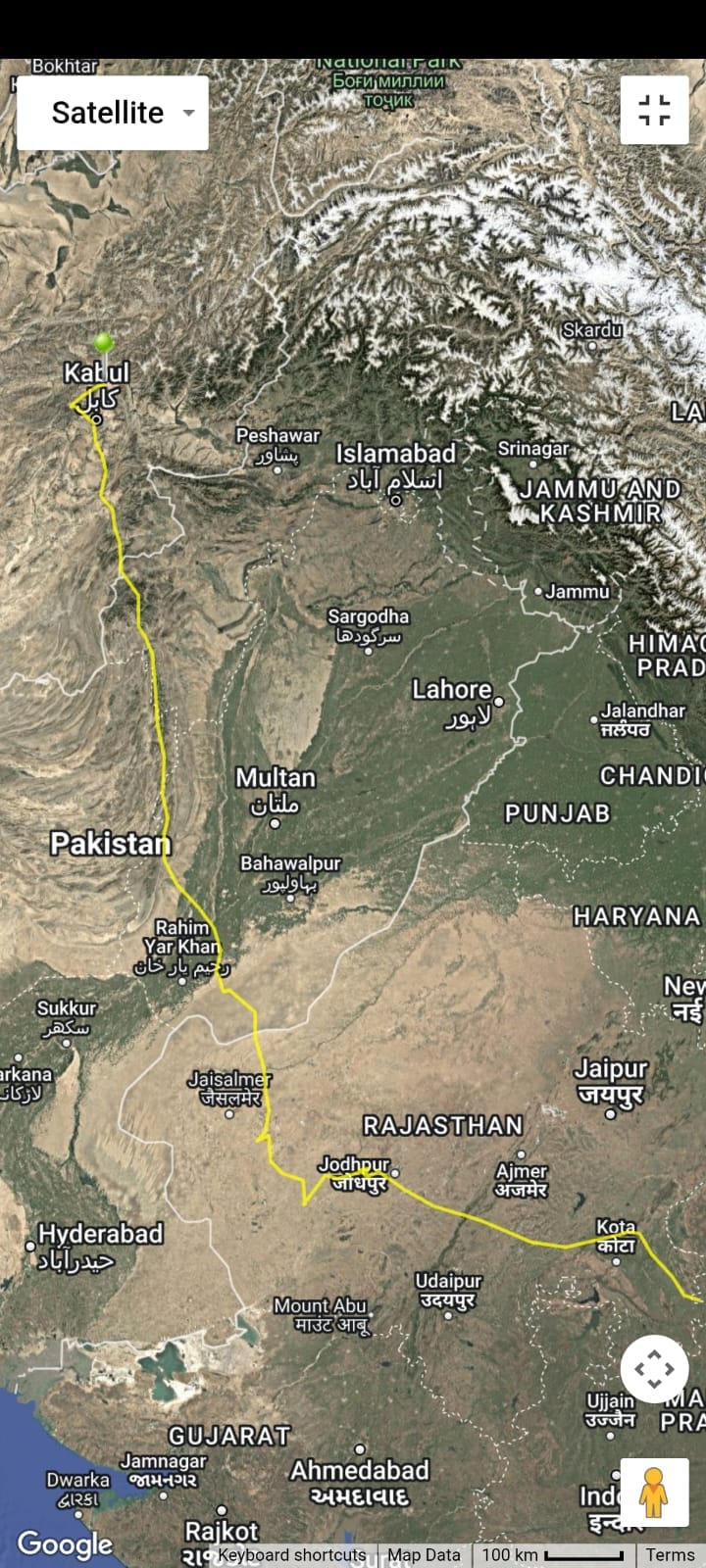 The vulture's flight path | By special arrangement