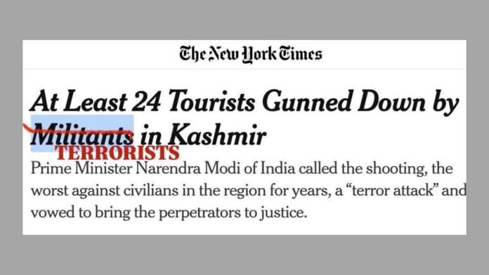 Foreign media coverage of Pahalgam representative image