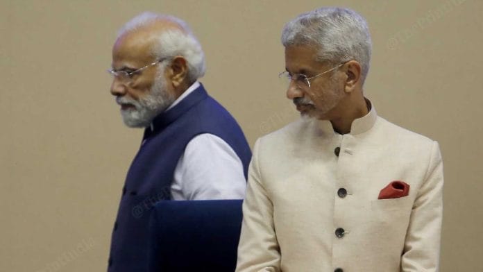 File photo of PM Narendra Modi and EAM S Jaishankar | Representational image | Praveen Jain | ThePrint