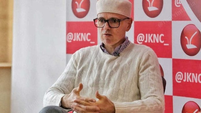 File photo of J&K CM Omar Abdullah | Praveen Jain | ThePrint