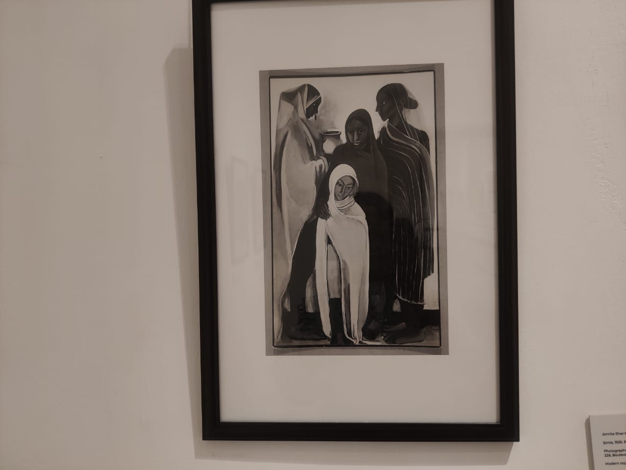 Hill Women By Amrita Sher-Gil made in Shimla, 1935. A powerful portrayal of rural Indian women, marked by stillness, sorrow, and grace | Photo: Sakshi Mehra, ThePrint