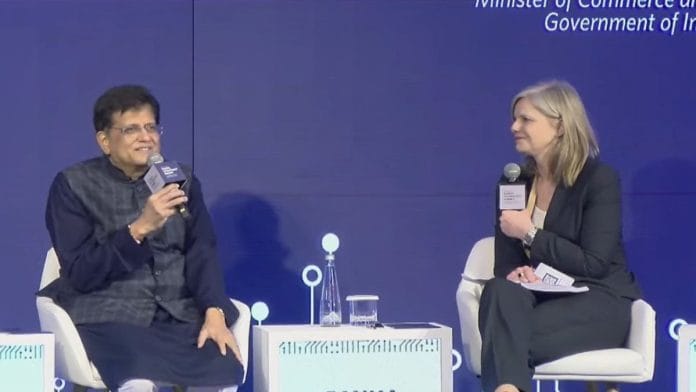 Commerce and Industry Minister Piyush Goyal at the Global Tech Summit | X/@CarnegieIndia