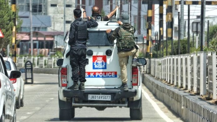 Security in the Kashmir Valley has been heightened after the Pahalgam attack. | Praveen Jain | ThePrint