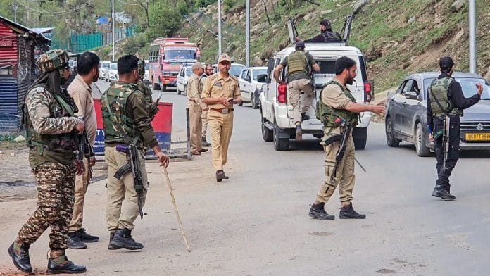 LIVE | Pahalgam terror attack: Security personnel stand guard near site of attack on 22 April, 2025 | ANI