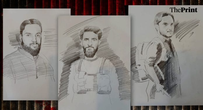 Sketches of three terrorists involved in Pahalgam attack | J&K Police