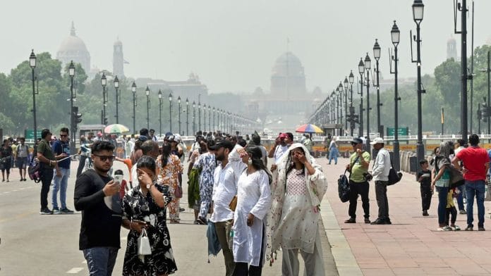 Representational image of a hot summer day in Delhi | ANI
