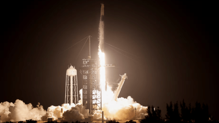 SpaceX launches private astronauts in novel polar-orbiting mission