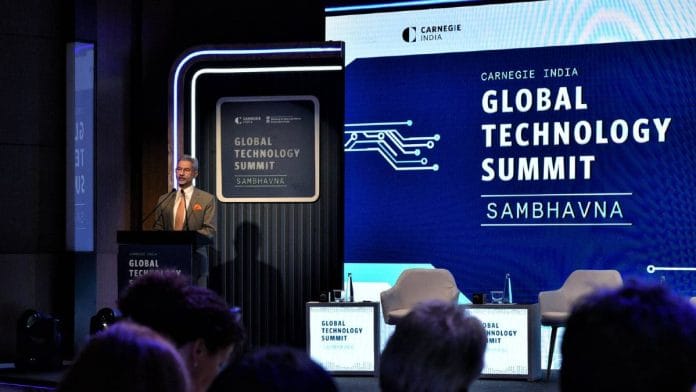 External Affairs Minister S. Jaishankar speaks at Global Technology Summit 2025 Friday | Photo: X/@DrSJaishankar
