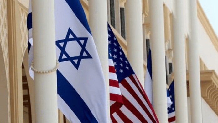 Representational Image | Flags of US and Israel | ANI