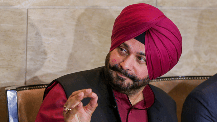 Former cricketer Navjot Singh Sidhu during a press conference in Amritsar Wednesday | PTI