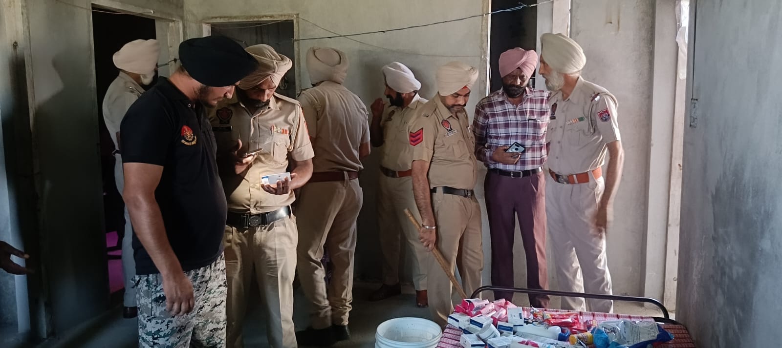 Punjab Police conducting a raid in Batala on 29 March | By special arrangement