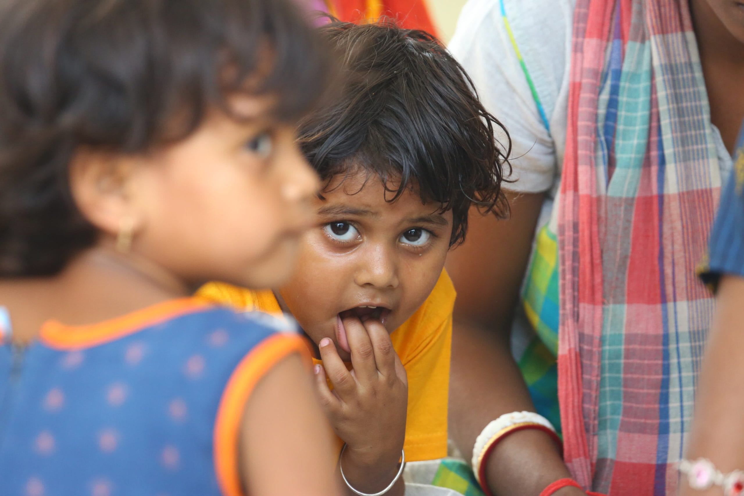 Children at the relief camp | Praveen Jain | ThePrint