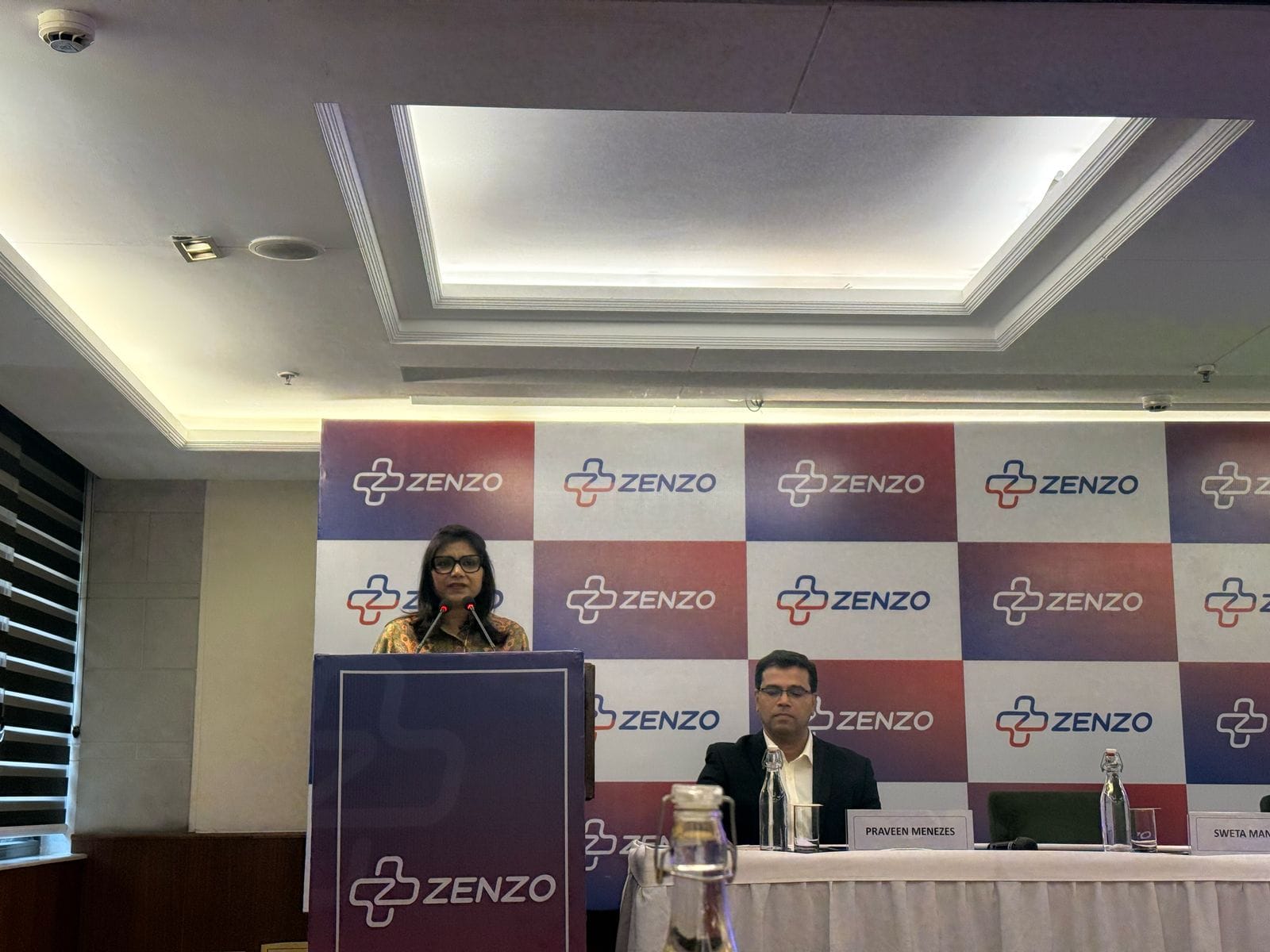 Zenzo CEO Sweta Mangal speaking at the launch event | Mrinalini Dhyani | ThePrint