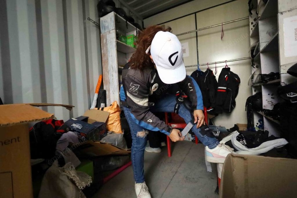 Gearing up for biking practice