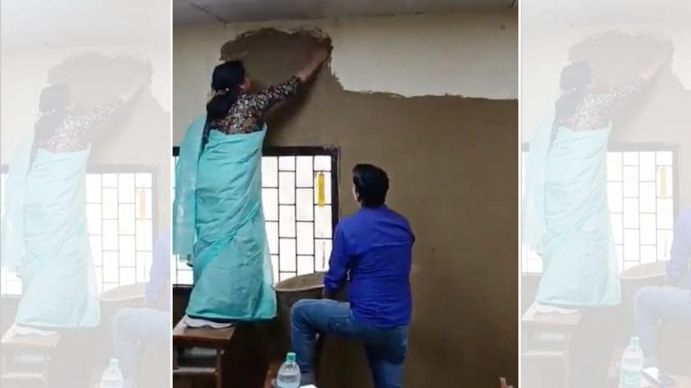 What students and faculty say about DU principal who coated classroom walls with cow dung