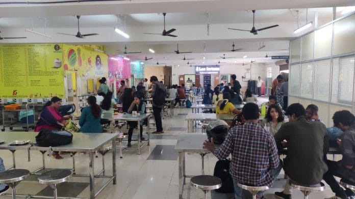 At Anna University in Chennai, students say Hindi should not be imposed, but they are open to learning it if required for jobs | Photo: Udit Hinduja, ThePrint