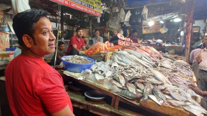 Fish vendors in Chittaranjan Park | Photo: Krishan Murari/ThePrint