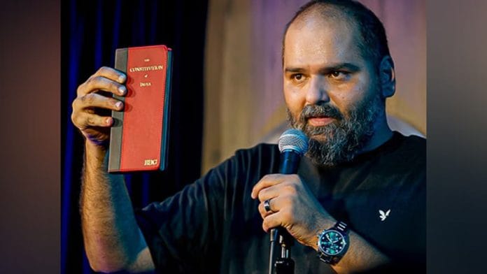 Comedian Kunal Kamra. (Photo/X@kunalkamra88)