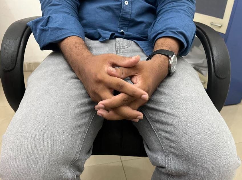 A 26-year-old man opens up about his journey with addiction, during a counselling session at the Kochi excise office|ThePrint, Nootan Sharma