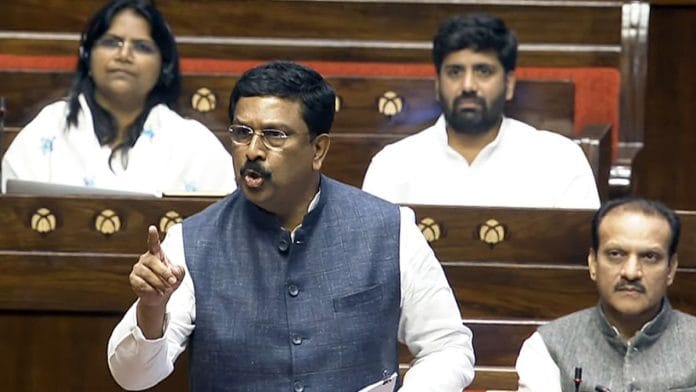 Congress MP Syed Naseer Hussain speaks in Rajya Sabha during the Budget session of Parliament, in New Delhi Thursday | ANI/Sansad TV