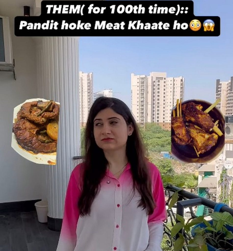 Kashmiri pandit food blogger