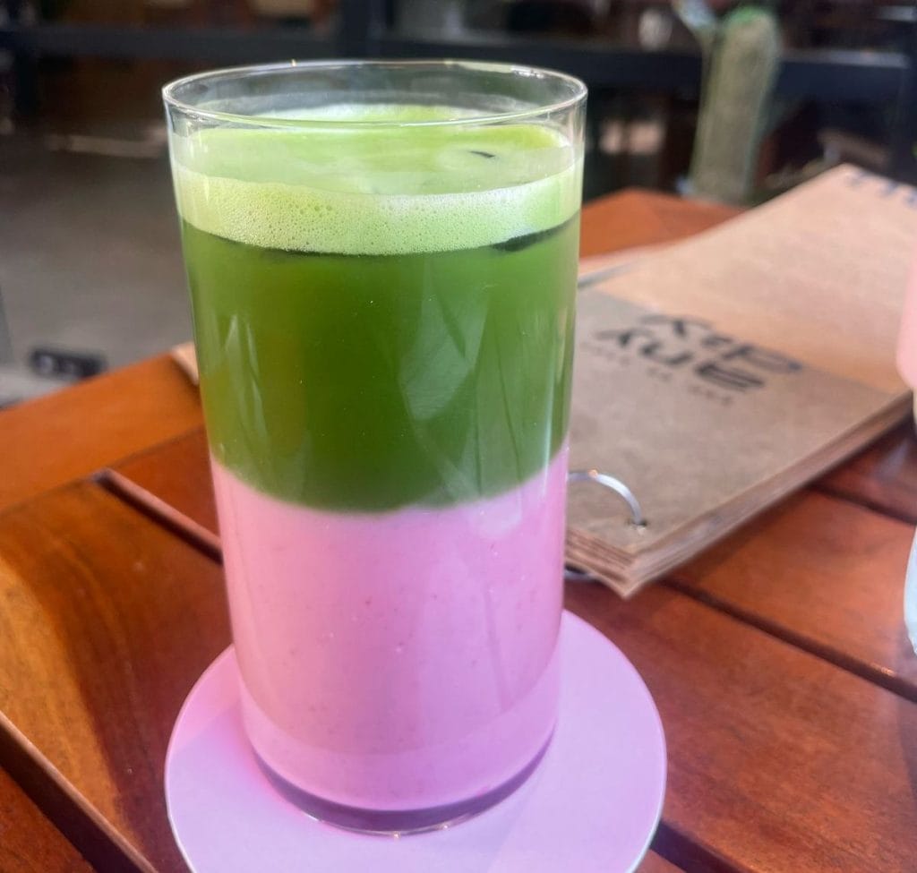 Matcha with berries in Gurugram