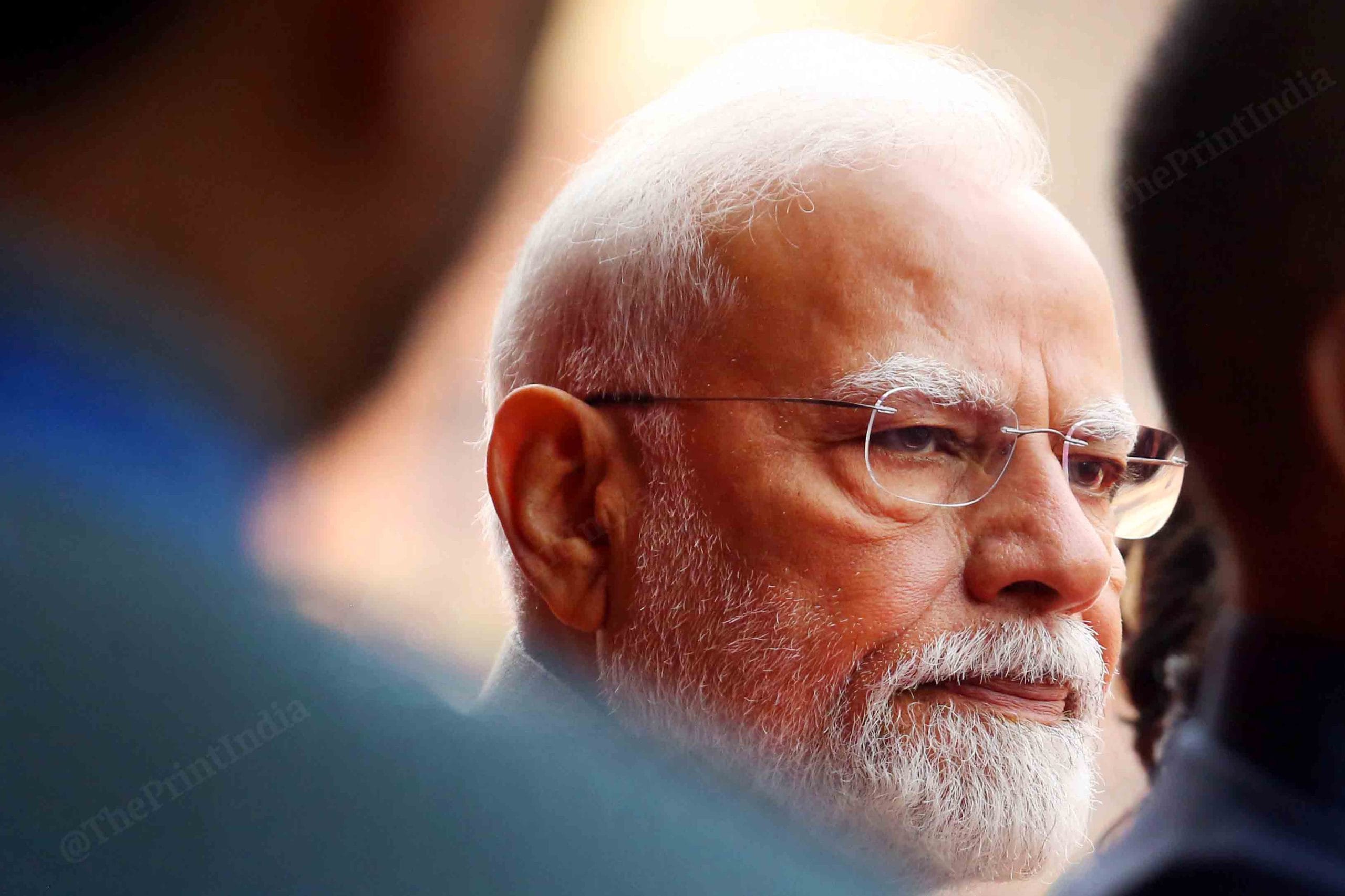 PM Modi at Rashtrapati Bhawan. | Photo: Praveen Jain | ThePrint