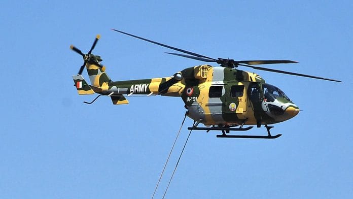 File photo of Army's ALH Dhruv chopper | ANI