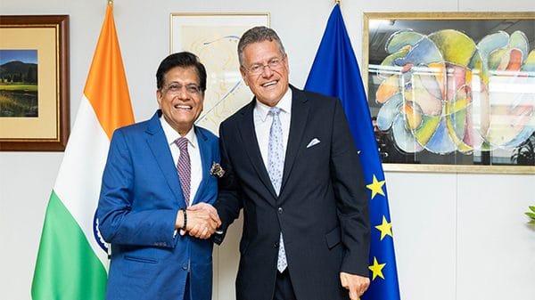 Piyush Goyal holds trade talks with EU Commissioner, India-EU reaffirm to conclude FTA by end of 2025