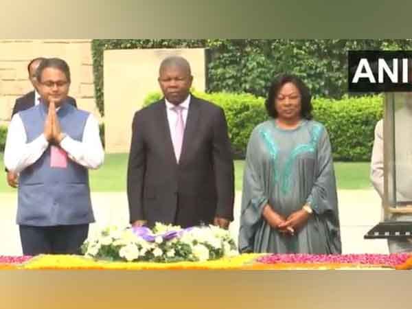 Angolan President Joao Manuel Lourenco pays tribute to Mahatma Gandhi at Rajghat