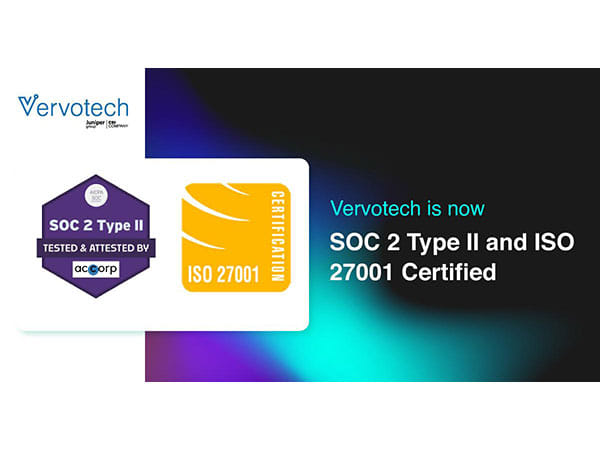 Vervotech Becomes a SOC 2 Type II Compliant & ISO 27001 Certified Mapping Solutions Provider 