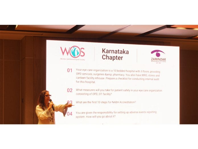 Celebrating Visionary Impact: Dr. Samina Zamindar Recognised by WOS Karnataka Chapter for Quality-Driven Leadership in Eye Care and Community Impact