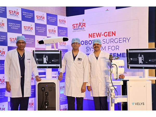 STAR Hospitals, Nanakramguda Launches New-Gen Robotic Surgery System  for Joint Replacement Surgery