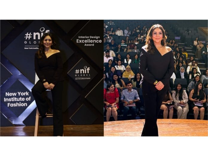 Gauri Khan Honours India's Rising Interior Design Talent at NIF Global Excellence Awards
