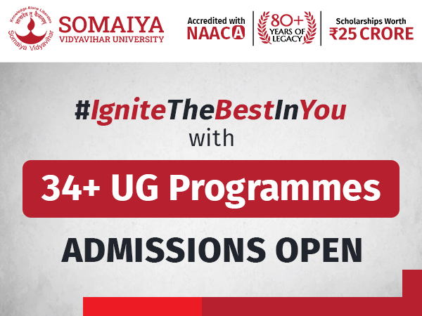 Somaiya Vidyavihar University Opens UG Admissions for 2025-26